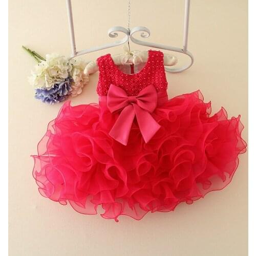 Baby Girl Summer Dress 1 year Birthday Party Dresses Princess baby girls christening dresses Baptism Dress for newborn