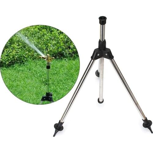 Garden Sprinkler Adjustable Plant Watering Telescopic Tripod Sprinkler Irrigation Kit Lawn Rotating Lifting Watering Device