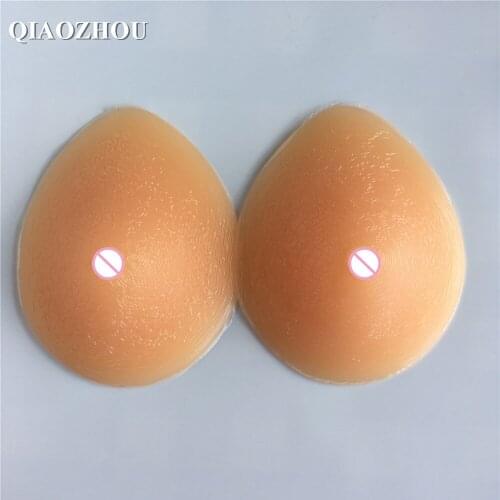400g cheap female natural breast forms silicone prosthesis for breast cancer fake silicon breasts