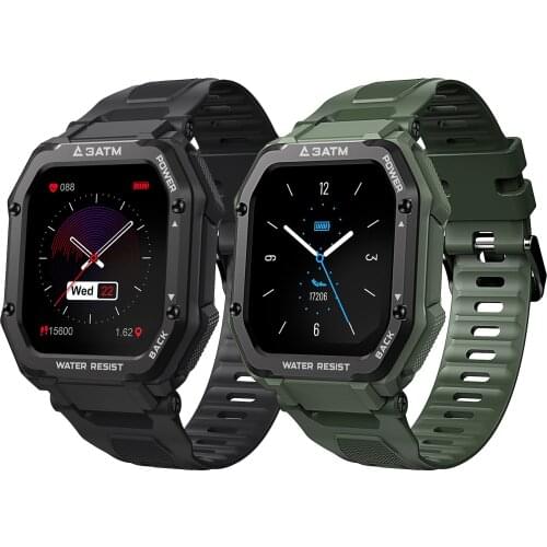 1.69 Inch Bluetooth 5.0 Smart Watch For Men Women Outdoor Sports Waterproof Fitness Tracker Blood Pressure Monitor Smart Watch