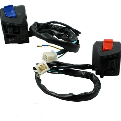 1pair 22mm Motorcycle Switches Motorbike Horn Button Turn Signal Electric Fog Lamp Light Start Handlebar Controller Switch