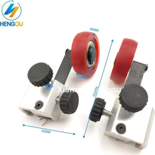 1 Pair B27 free shipping delivery rubber wheel for KOMORI Printing Machine Komori rubber wheel