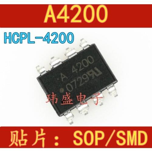 10pcs A4200 HCPL-4200 SOP8
