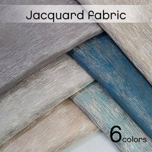 100X280cm Yarn-Dyed Jacquard Polyester Fabric Modern Nordic Light Luxury Pillow Sofa Cushion Thick Curtain Home Decoration Cloth