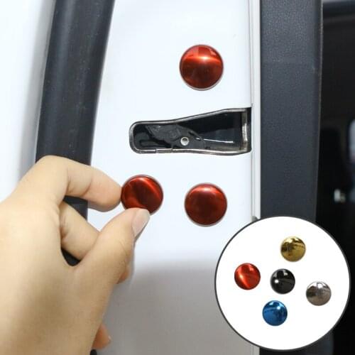 12pcs Stainless steel car Door Lock Screw Protector Cover Accessories For Lifan Solano X60 X50 520 620 320