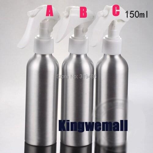 300pcs/lot 150ml Perfume Empty Makeup Aluminum Bottle Spray Atomizer
