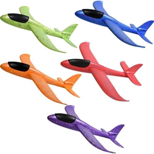 48cm Big Hand Launch Throwing Foam Palne EPP Airplane Model Glider Plane Aircraft Model Outdoor DIY Educational Toy For Children