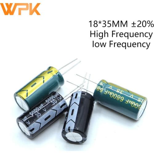 5Pcs 18*35 High Frequency Low ESR Aluminum Electrolytic Capacitor Set 400V 100V 63V 35V 6800UF 10000UF 4700UF 150UF Assorted Kit