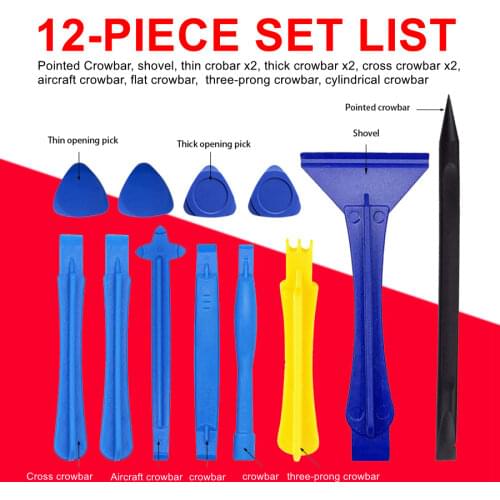 8 in 1 Opening Pry Set Kits Disassemble Tools For iPhone X 8 7 6 For Android 8in1 Screwdriver Mobile Phone Repair Tools Kit