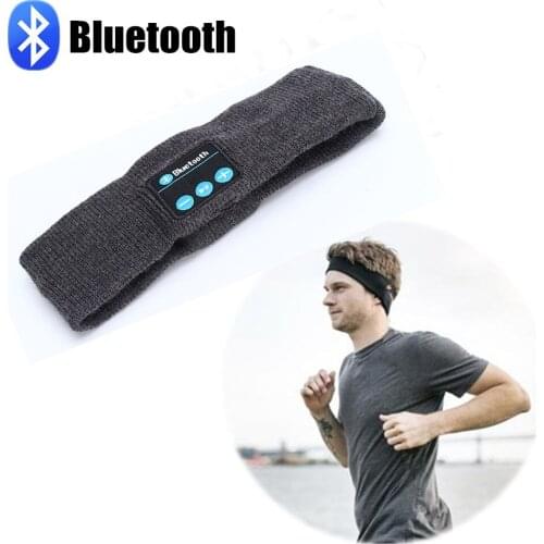 Wireless Bluetooth Music Headband Magic Earphone MIC Hat Man Women Hands-free Music Sports Phone Call Answer Ears-free Headwear