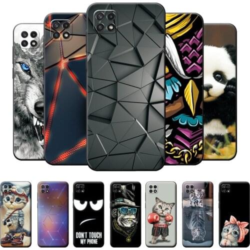 For Samsung Galaxy A22 5G Case Silicone Soft Back Cover For Samsung A22 5G 6.6" Fundas SM-A226B TPU Protective Phone Case Coque