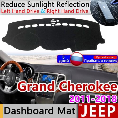 For Jeep Grand Cherokee WK2 2011 2012 2013 2014 2015 2016 2017 2018 2019 Anti-Slip Mat Dashboard Cover Dashmat Accessories Cape