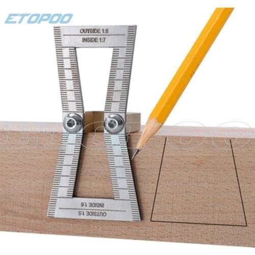 90*46*32mm Woodwork dovetail marking gauge Stainless steel line template Scriber woodworking gauge