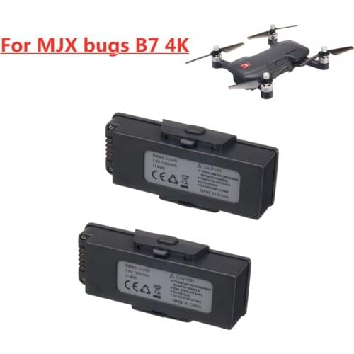Original Battery for MJX B7 Bugs 7 Quadcopter Aerial Brushless Drone Spare Parts 7.6v 1500mAh Lithium Battery 1pcs to 3pcs