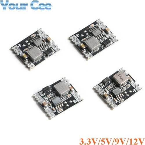 Ultra-Small Size Mini DC-DC Buck Step down Power Supply Module 5.5V-27V to 5V 3.3V 9V 12V Fixed Output 3A High Current