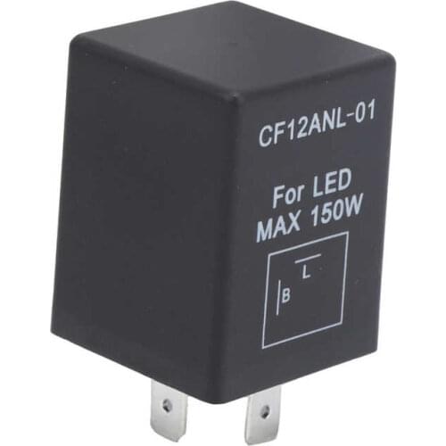 LED Flasher LED Flash Relay Shockproof for 12V Cars for Motorcycles
