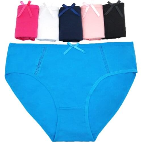 2XL-4XL Cotton Panties Female Underpants Sexy Panties for Women Briefs Underwear Plus Size Bragas Mujer Pantys Lingerie Femme