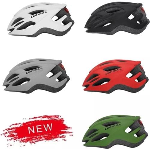 Cairbull bike helmet Man Woman Leisure Bike Helmet with Tail Light Safety Cycling Cap Ultralight Helmets Bicycle Equipment