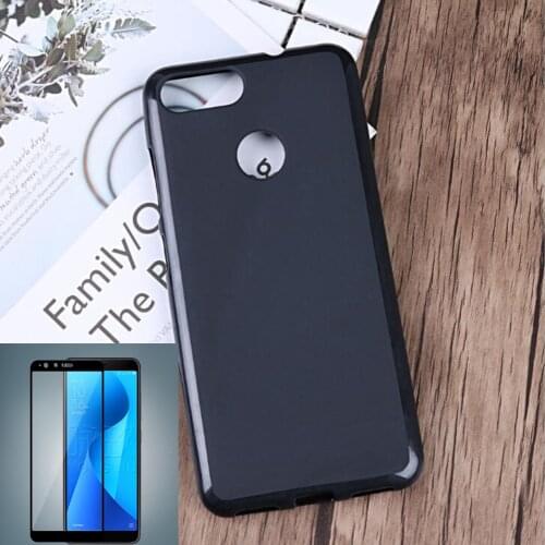ZB570TL X018D Full Protection Cover Case For ASUS ZenFone Max Plus M1 ZB570TL X018D Case With Full Coverage Tempered Glass