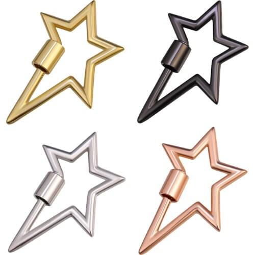 DIY Handmade Jewelry Clasps Supplies Fastener Screw Clasps Accessories For Needlework Beading Jewelry Makin