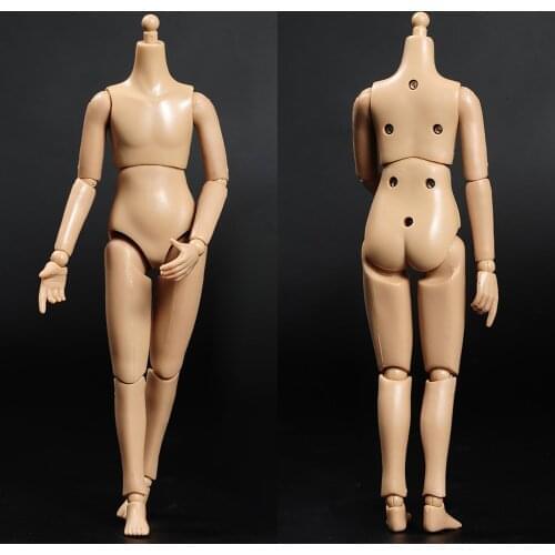 1/6 Female Body Small Proportion Junior School Girl Body 92003 Wheat Color Action Figure Body For 1/6 Female Head