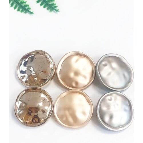 10pcs/Lot Metal Shank Sewing Buttons For Jacket, Windbreaker, Button Fastener Clothing Diy Manualidades Accessories Decorative