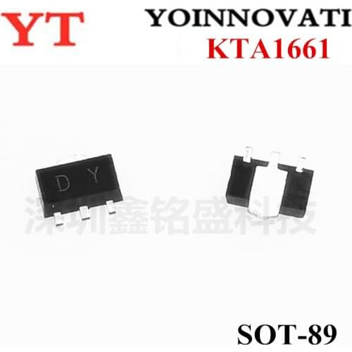 10pcs/lot SMD transistor KTA1661 DY SOT89