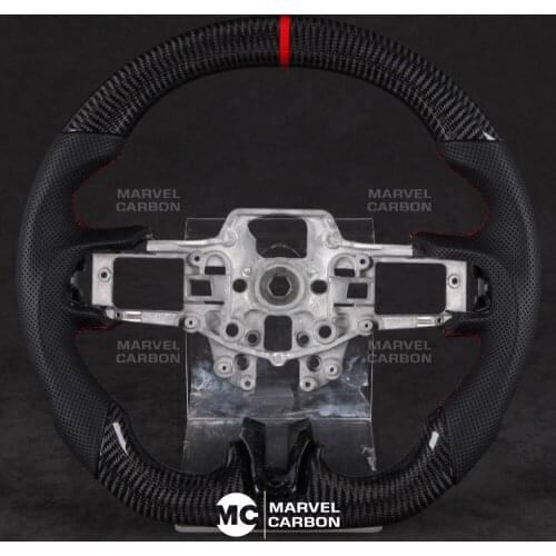 100% REAL CARBON FIBER STEERING WHEEL COMPATIBLE WITH Mustang