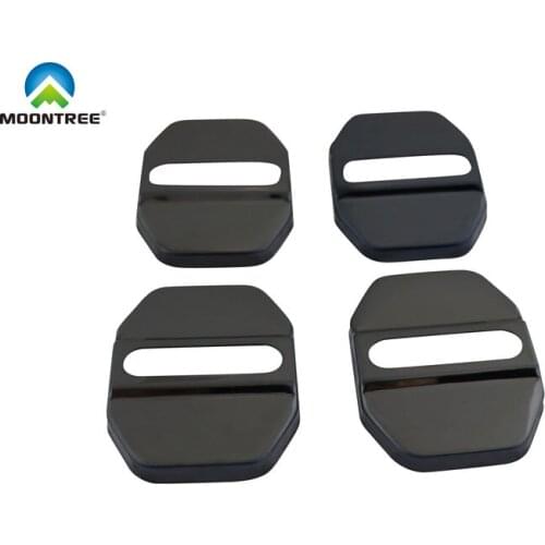 4 x Black for Fiat Freemont 12-14 viaggio Car Door Lock Cover case sticker