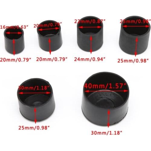 4x PE Chair Ferrule Anti Scratch Furniture Feet Leg Floor Protector