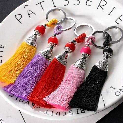 5pcs 15cm Colorful Silk Tassel Brush for Earring Charm Making Tassels Pendant Diy Jewelry Making Accessories Handmade Crafts