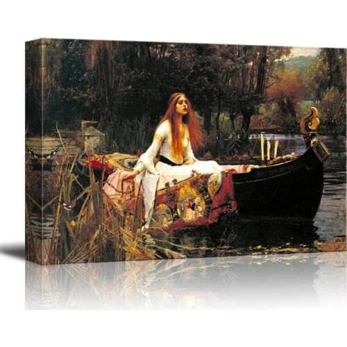 Diy 5D Diamond Painting the lady of shalott Diamond Mosaic Cross Stitch kits Famous Diamond Embroidery Full RhinestoneZP-3071