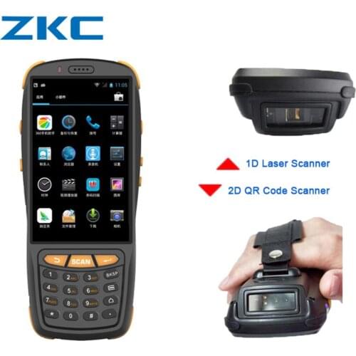 Android 7.1 handheld 2D Barcode CMOS scanner with 4g nfc rfid reader PDA3503