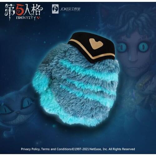 Anime Game Identity V Cheshire Cat Claw Plush Gloves Anime Cosplay Mittens Men Women Comic-Con Party Costume Prop Accessories