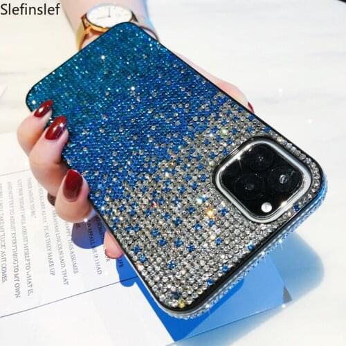 For Apple iphone 11 Case Luxury Full Diamond Glitter Gradient protective back cover case for iphone 11 Pro Max iphone11 11Pro