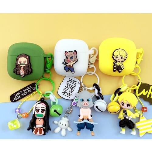 Cute Anime Decor Earphone Cover for JBL TUNE 225TWS Case Bluetooth Earphone Case for JBL T220TWS Wireless Headset Portable Box