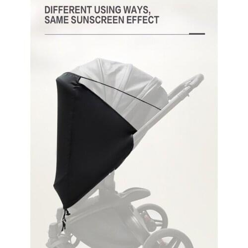 Baby Sunshade Stroller Cover Waterproof UV Protection Canopy Sun Protector Sun Visor for Pram Pushchair