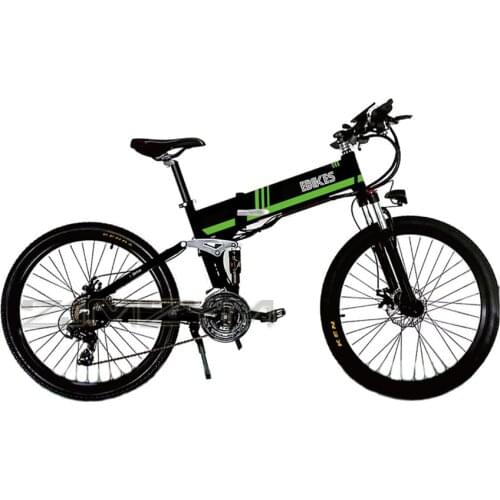 Free Shipping E-bike Latest Version Electric Bike Power 1000W Motor 48V Battery Double Damping Foldable Mountain Bicycle Pedelec