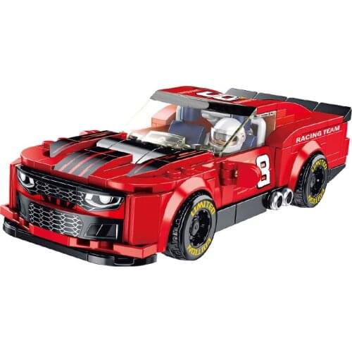 City Racing Car Speed Champions Camaro Model Building Blocks DIY Vehicle Figures Bricks Kids Toy Classic Rally Super Racers Gift