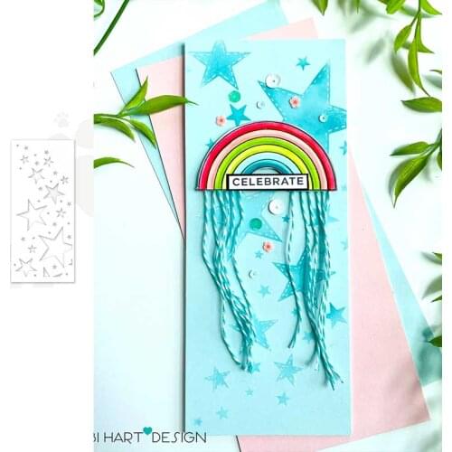 Hot Sale Five Pointed star Cutting Stencil Diary Decoration Stencil Embossing Template DIY Greeting Card Handmade 2021 New