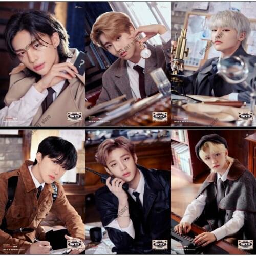 Korean Group Kpop Band Stray Kids Wall Art Canvas Painting Nordic Posters and Prints Home Decoration Pictures Living Room Decor