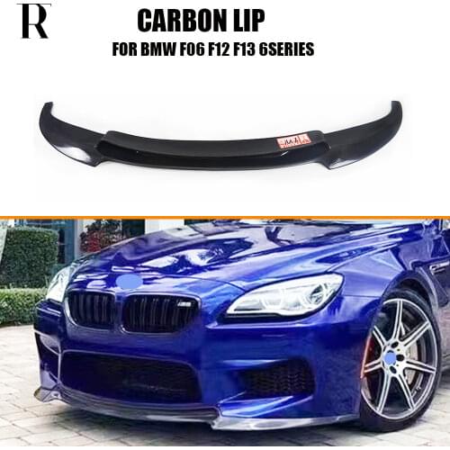 M6 Carbon Fiber Front Bumper Chin Lip for BMW F06 F12 F13 M6 4 Door & 2 Door & Convertible Only 12 - 17