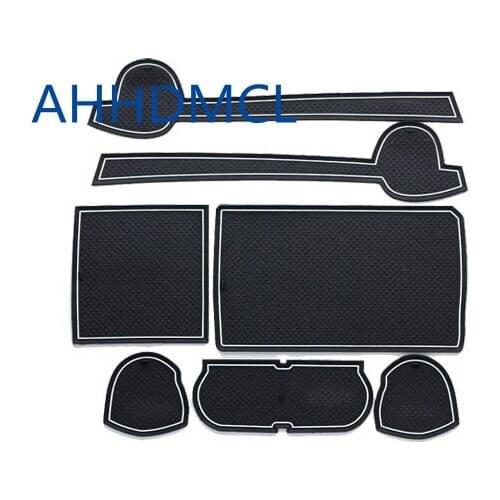 Car Door Groove Mat Gate Slot Cup Armrest Storage Pad Mat For Reiz 2010 2011 2012 2013
