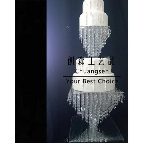 Wedding deco bead cakerack,cake holder square cake stand acrylic cupcake cake stand birthday tools party stand decoration gift