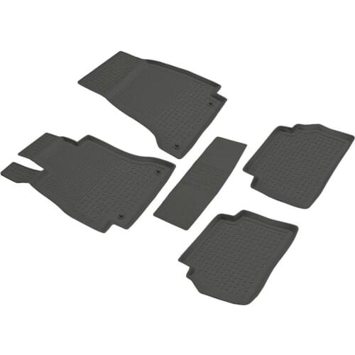 Mercedes E W212 Refref 4D Pool Designed Rubber Car Floor Mat 2009-2015 Black