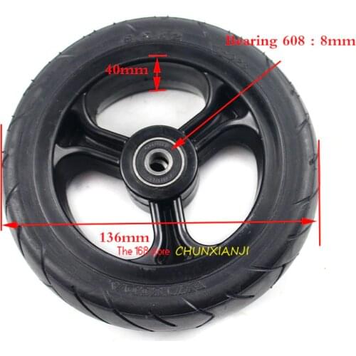 Lightning shipment 5.5 inch scooter wheel Scooter Tire for Wheelchair Rear Wheel factory original Scooter wheels