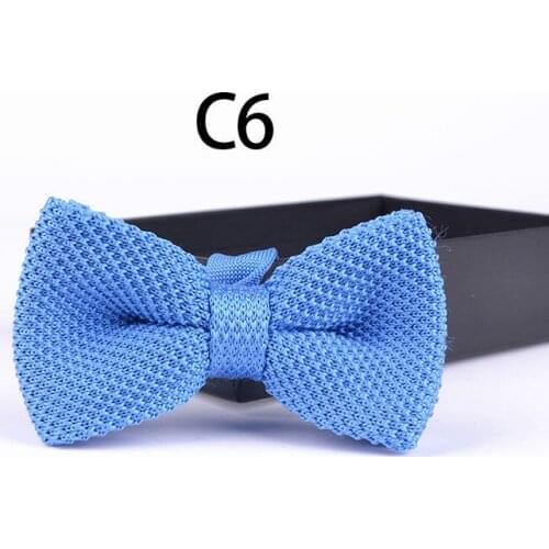 Wedding groom knitting bow ties adjustable Tuxedo bow tie