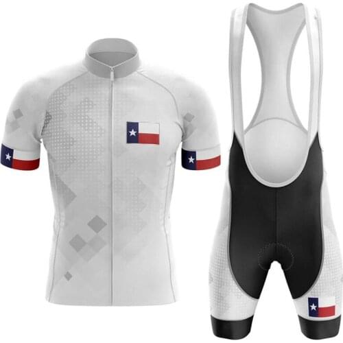 Texas Cycling Sets Bike uniform Summer Cycling Jersey Set Road Bicycle Jerseys MTB Bicycle Wear Breathable Cycling Clothing