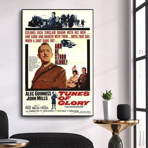 WM3179 Tunes of Glory Wonderful Classic Movie HD Silk Fabric Poster Art Decor Indoor Painting Gift
