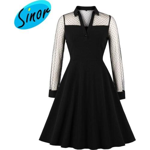 Womens 2021 Fashion Wave Point V Collar Womens Mid-Length Skirt Wholesale 2026 Banquet Dress